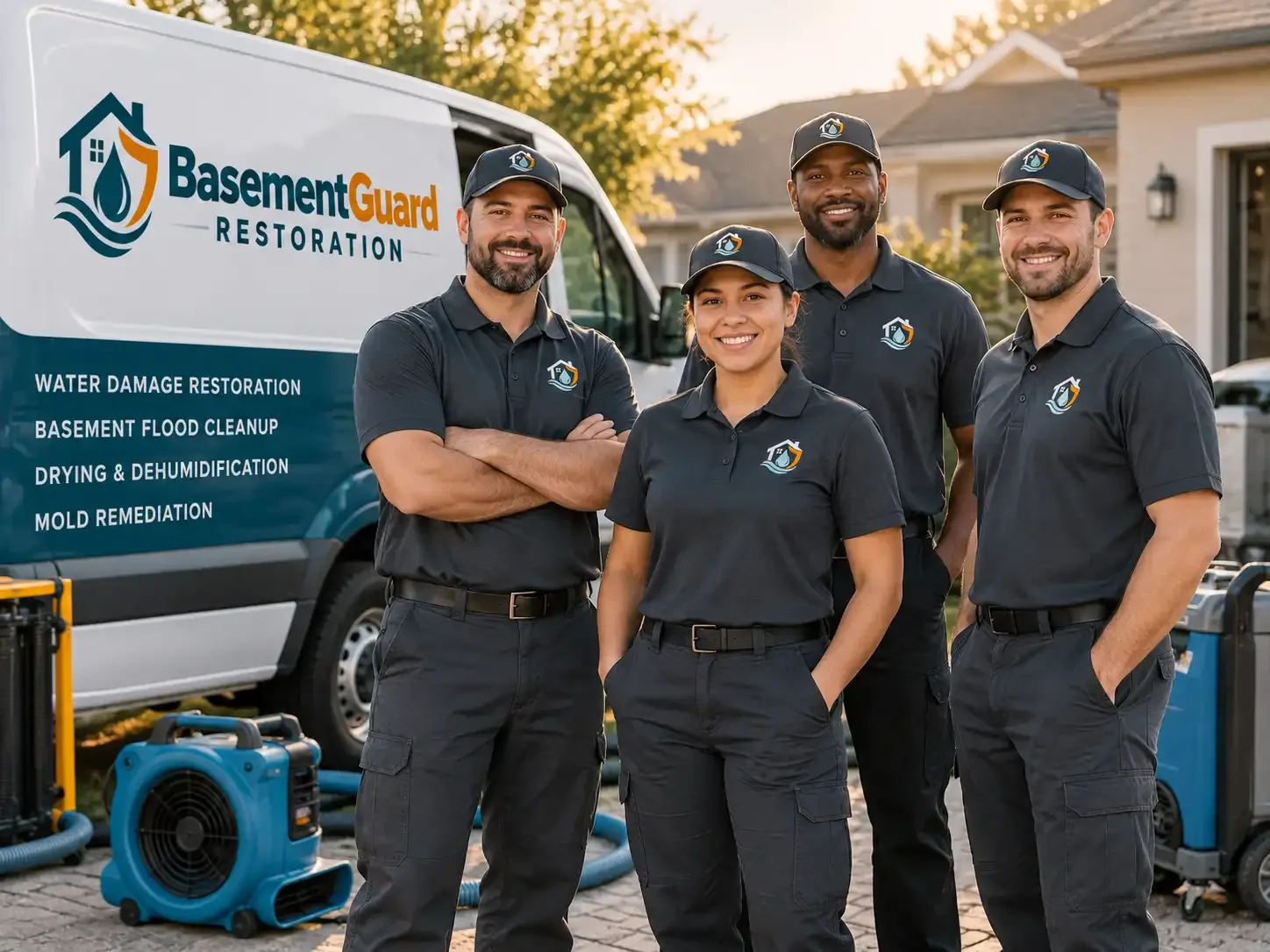Basement Water Damage Restoration company in Rowley, IA